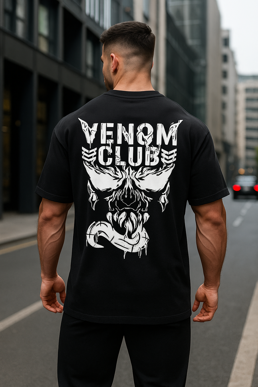 Wavy Venom Club Unisex Oversized Classic T-Shirt