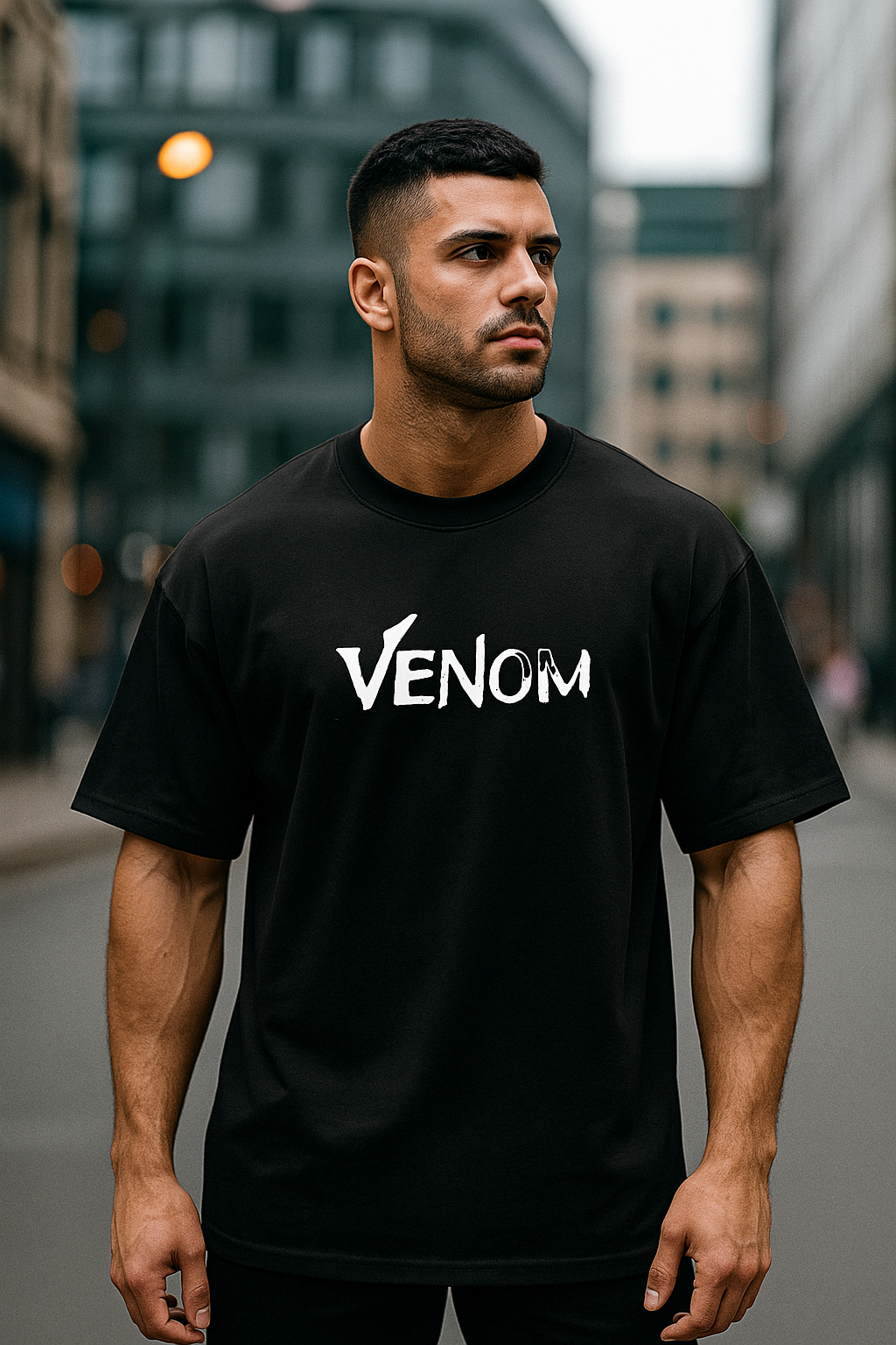 Wavy Venom Club Unisex Oversized Classic T-Shirt