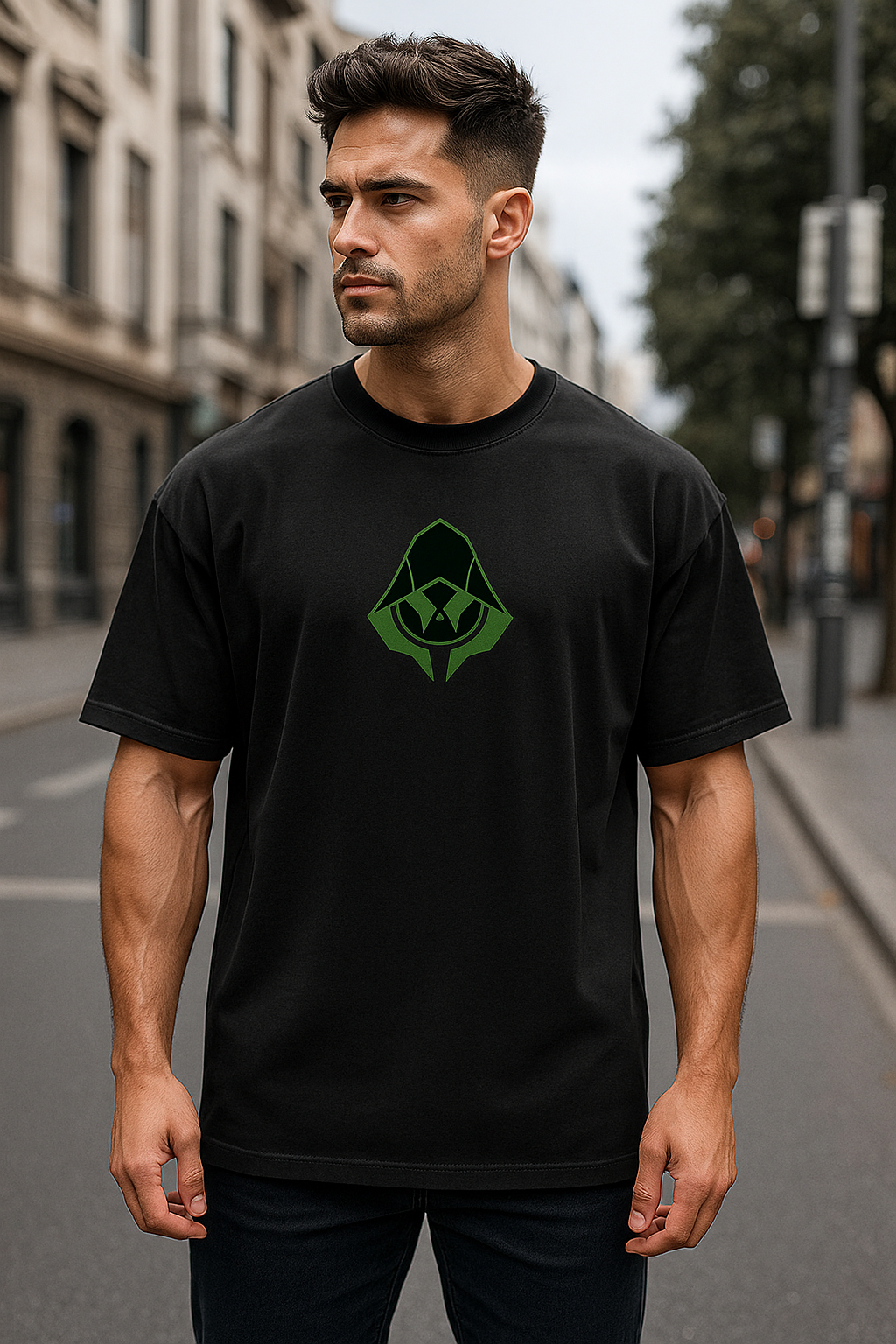 Wavy Dr. Doom Classic Oversized T-Shirt – Streetwear Style