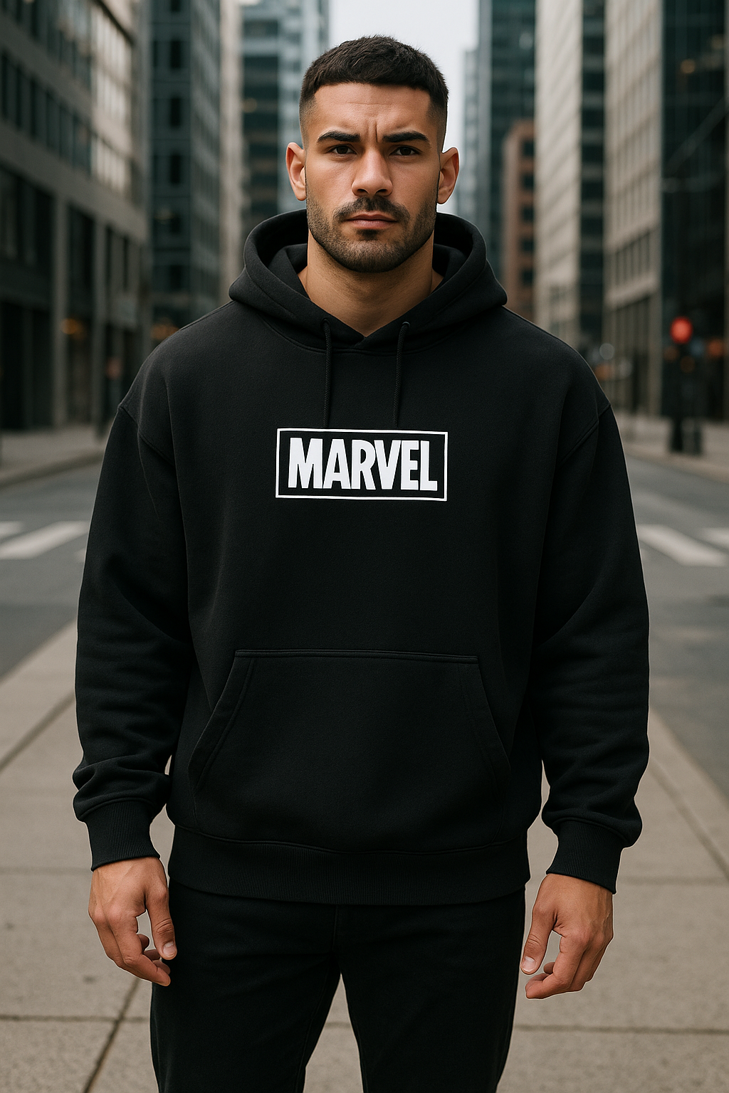 Wavy Marvel Unisex Oversized Hoodie