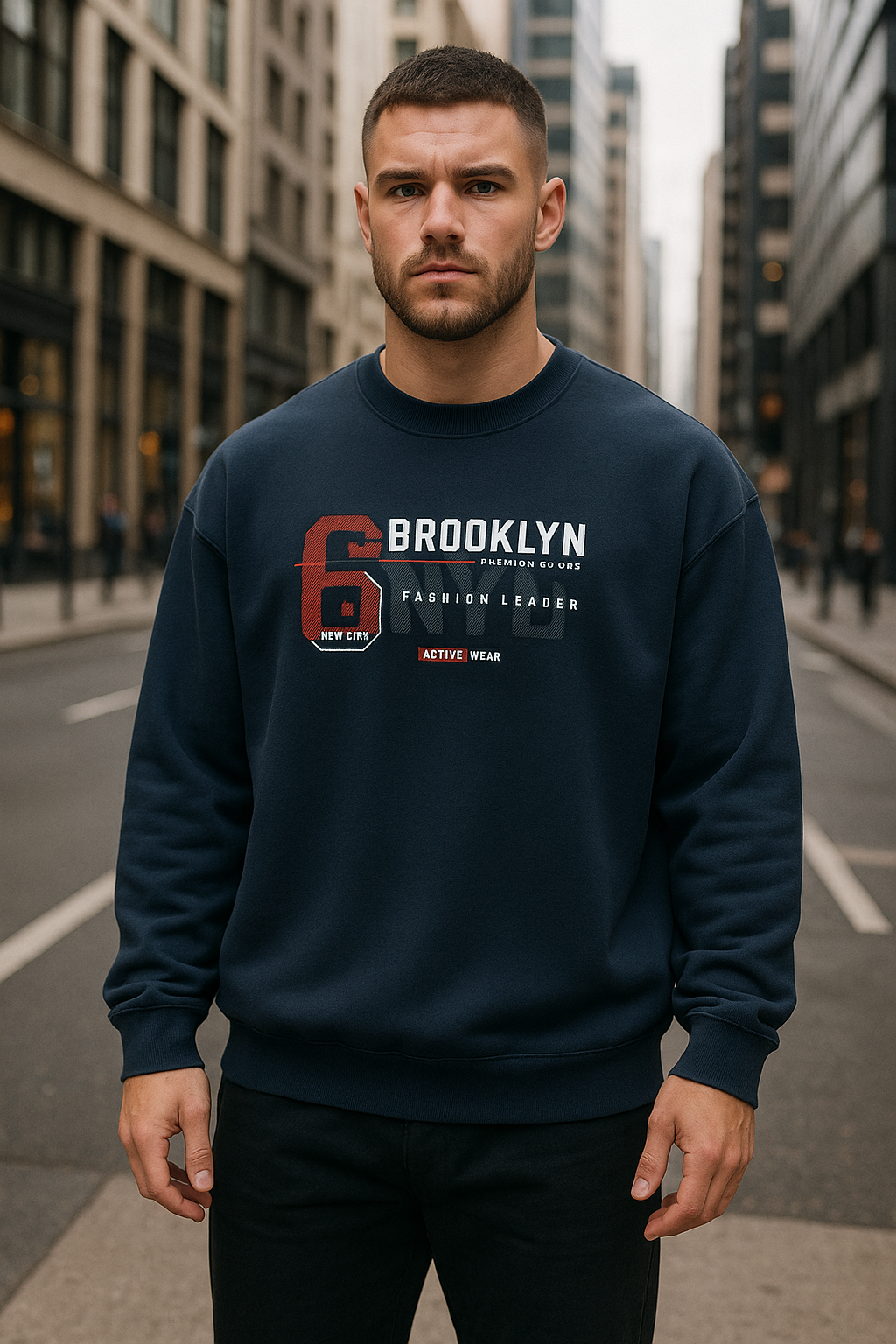 Wavy Brooklyn Fashion Unisex Sweatshirt