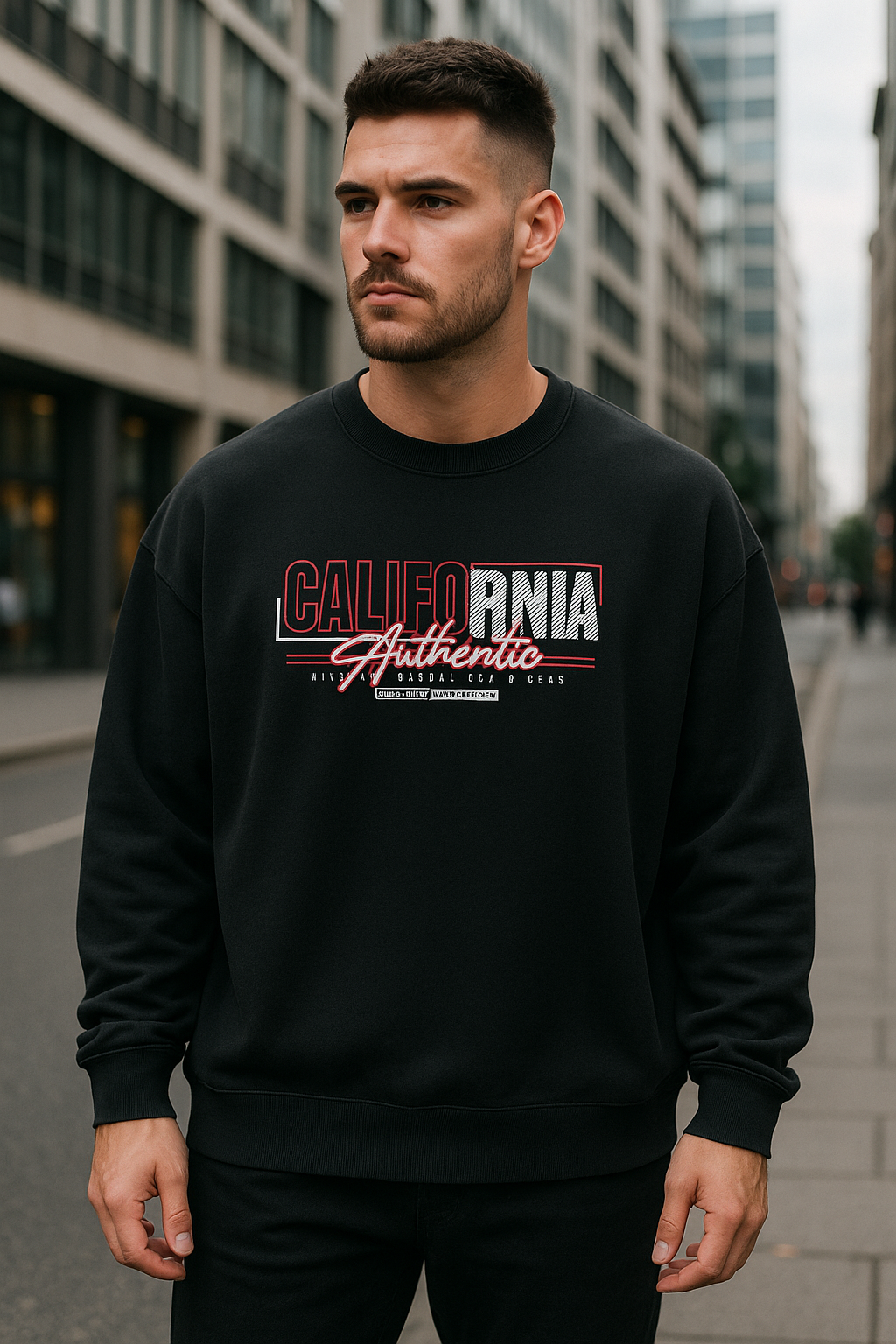 Wavy California Authentic Unisex Sweatshirt
