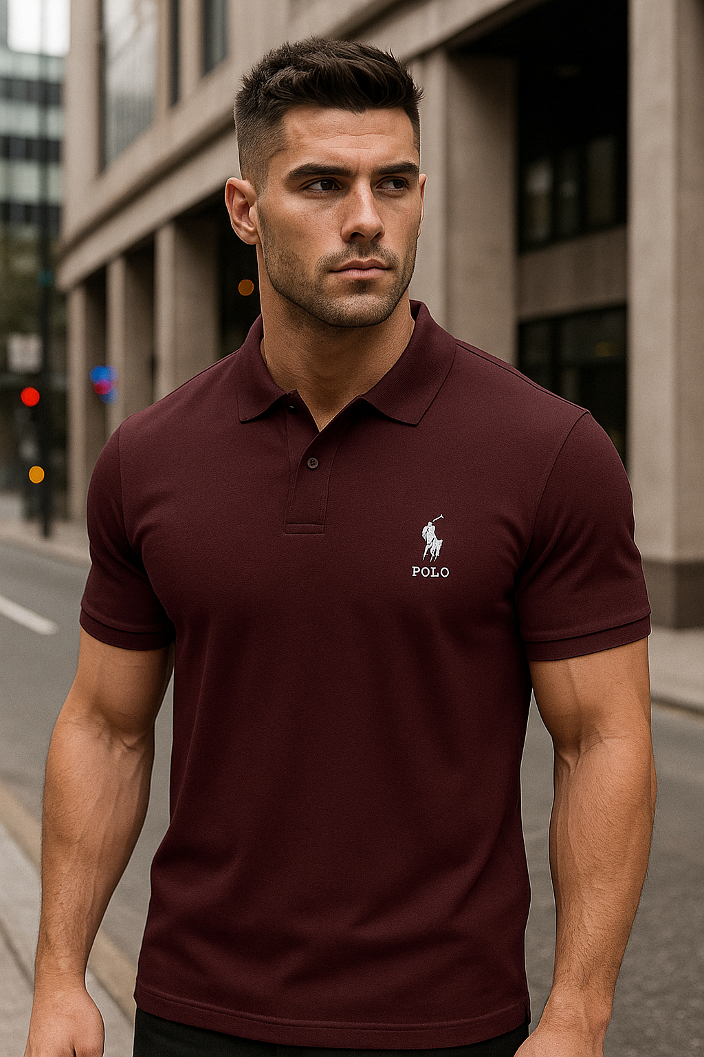 Wavy Men's Classic Polo T-shirts