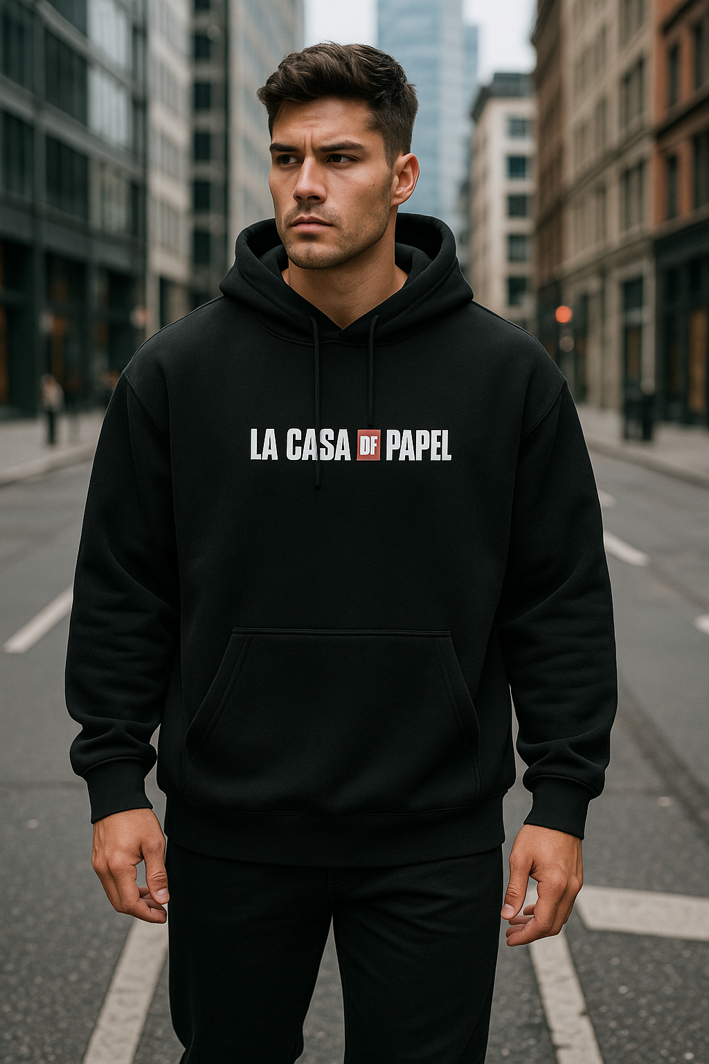 Wavy LA CASA DE PAPEL Unisex Oversized Hoodie