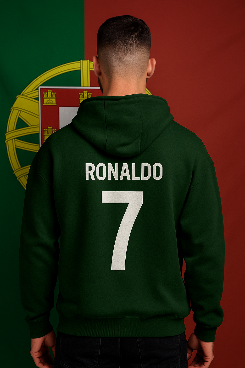 Wavy Ronaldo Unisex Oversized Hoodie