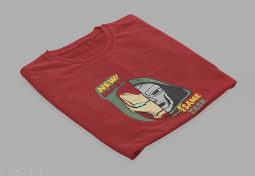 Wavy Dr.Doom Classic Crew T-Shirt