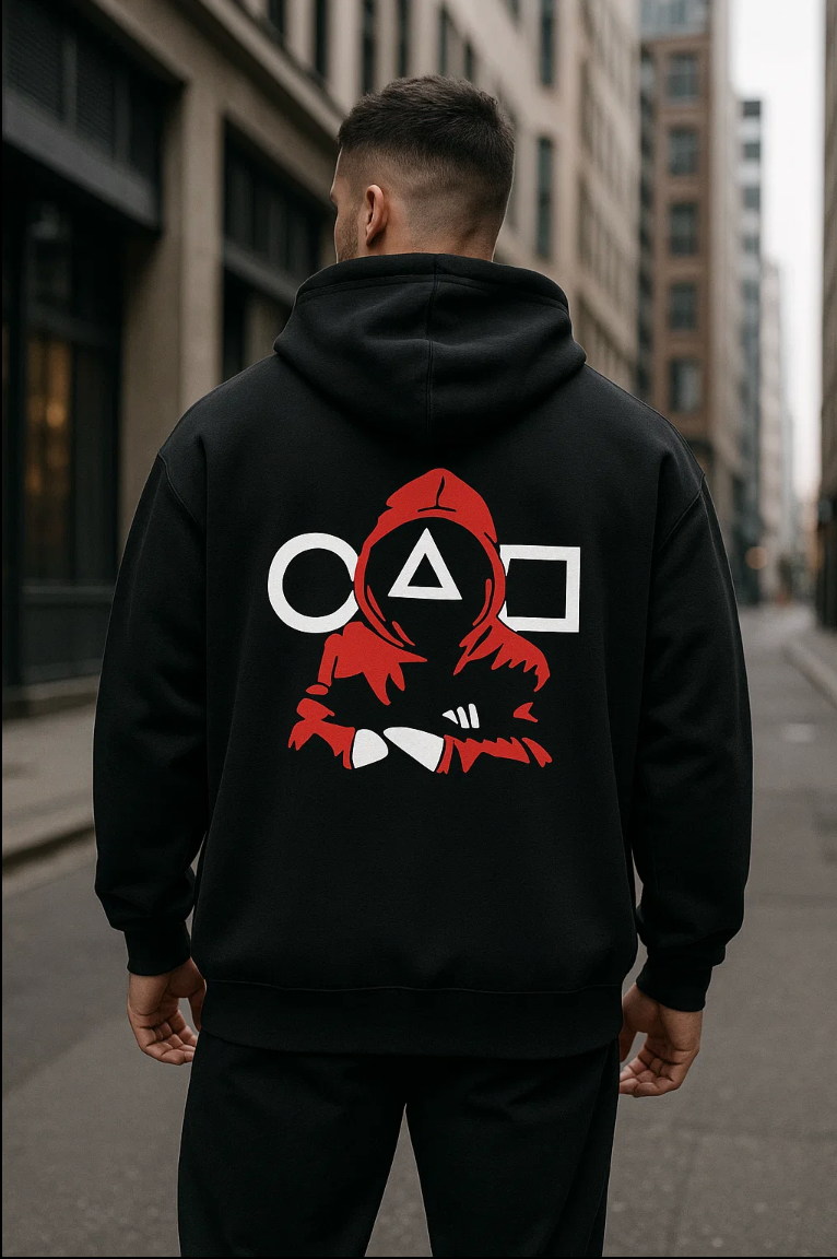 Wavy Squid Game Unisex Oversized Hoodie