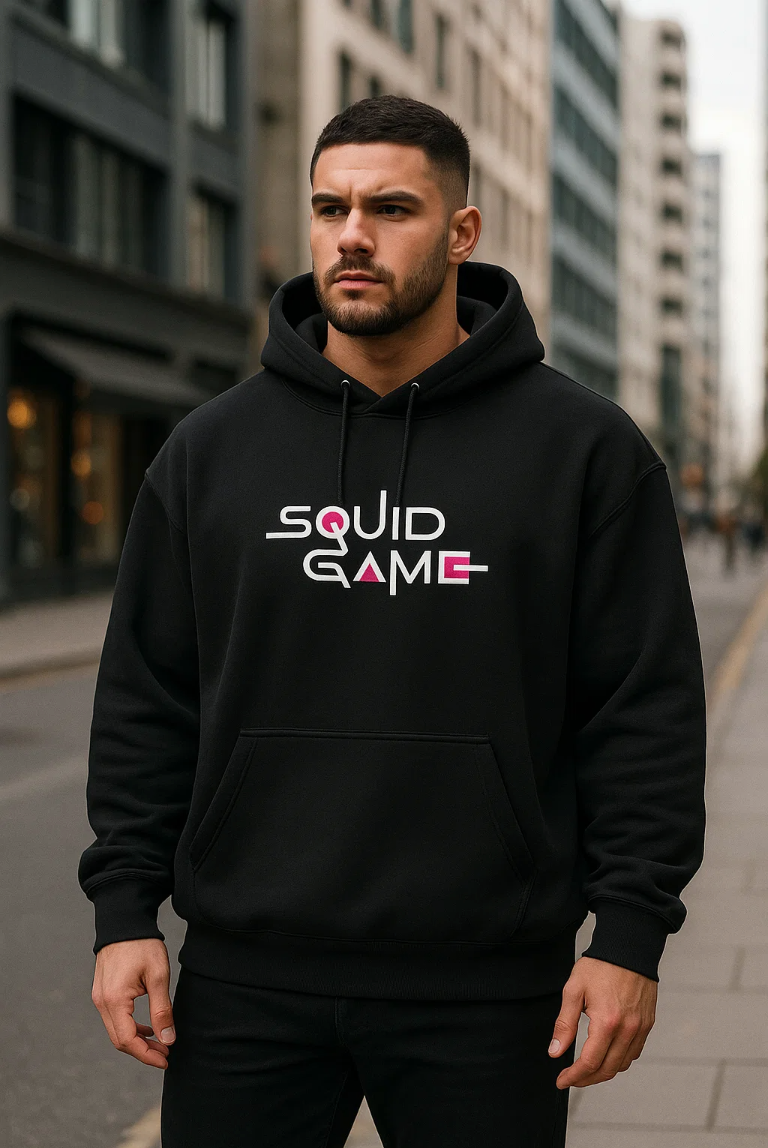Wavy Squid Game Unisex Oversized Hoodie