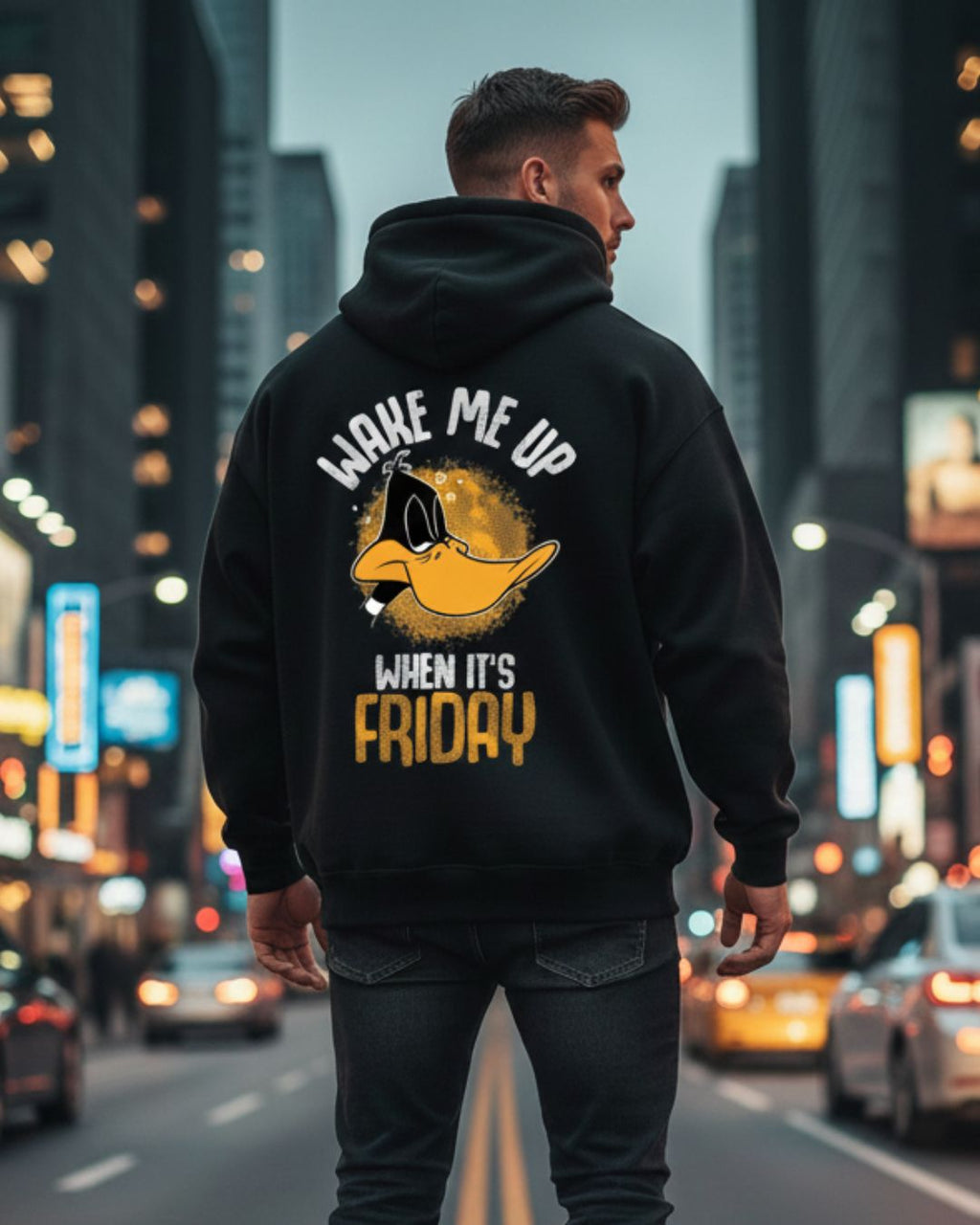 Wavy Daffy Duck Unisex Hoodie